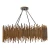 Currey & Company Organic Modern Rattan Teahouse Chandelier