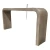 Modern Beige Reeded Waterfall Console Table