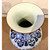 Large Transitional Blue and White Crackle Porcelain Vase