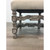 Transitional High Back Carved Wood Beige Linen Dining Chairs Set of Four