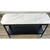 Modern White Carrara Marble Console Table
