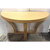 Modern Light Oak Finished Demi-Lune Console Table