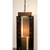 Mid-Century Modern Vintage Walnut and Smoked Lucite Light Fixture/Chandelier