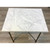Sherrill Occasional Modern WHite Marble Halmstad End Tables Pair