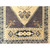 Blue and Cream Vintage Oushak Rug