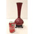 Early 20th Century Red Enamel Bronze Vase