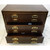Currey and Company Modern Walnut Finished Wood and Brass Metal Benedict Map Chest of Drawers