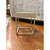 Studio a Gray Linen Wrapped Alexander Side Table