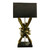 Global Views Modern Bronze Finished Faceted Starburst Table Lamp