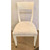Caracole Couture Modern White Cut Velvet Sweet Seat Side Chair/Desk Chair