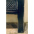 Organic Modern Carved Black Wood Rustic Console Table