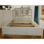 Jonathan Charles Organic Modern Gray Wood Caned Trellis King Bed Frame