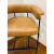 Modern Saddle Leather Counter Stools Set of 3