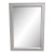 Jonathan Charles Cut Medallion Distressed White Wall Mirror