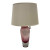 Modern Murano Glass Style Fuchsia Table Lamp