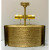 Thomas Pheasant for Baker Textured Brass Cloak Table Lamp