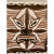 Black and Brown Tribal Giclee on Canvas Shadowbox “Mohea” 2