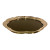 Global Views Modern Polished Nickel Scalloped Tray