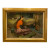 Vintage Female Figure in Though Signed Oil on Canvas Painting