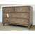 Hickory White Modern Taupe Wood Chest of Drawers