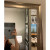 Modern Gunmetal Finished Wall Mirror