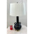 Modern Matte Black Amphora Style Table Lamp.