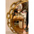Global Views Industrial Modern Brass Linked Wall Mirror