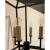 Currey & Co. Modern Black Textured Metal Large Denison Lantern