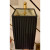 Baker Black Pleated Shade Lyre Sconces Pair