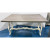 Transitional White and Gray Wood Flip Top Console Table