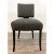 Caracole Couture Charcoal Gray Reserved Seating Dining Chairs Set of 4