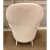 Hickory Chair Modern Custom White Boucle Accent Chair