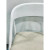 Modern White Wood Curved Back Dining Chairs Set .Of 6