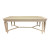 Jonathan Charles Transitional White Washed Floral Cocktail Table