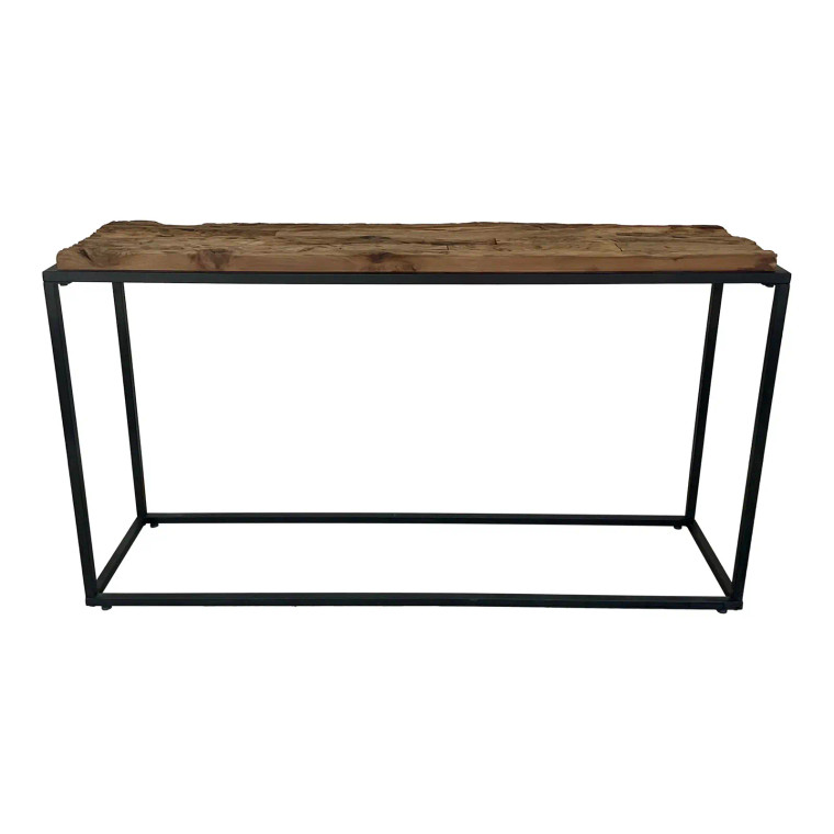 Organic Modern Reclaimed Wood Console Table