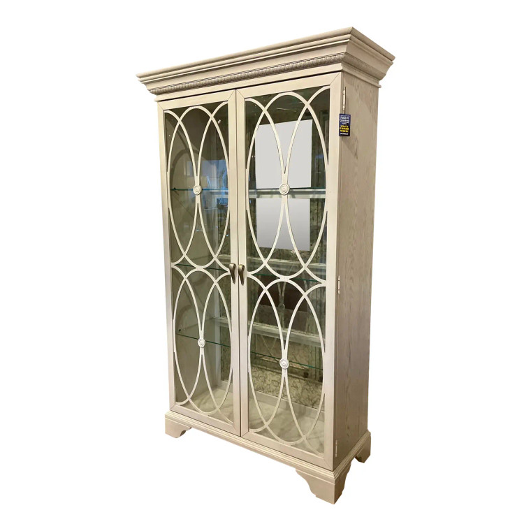 Klausner Furniture Modern Jasper County Melinda Display Cabinet Curio