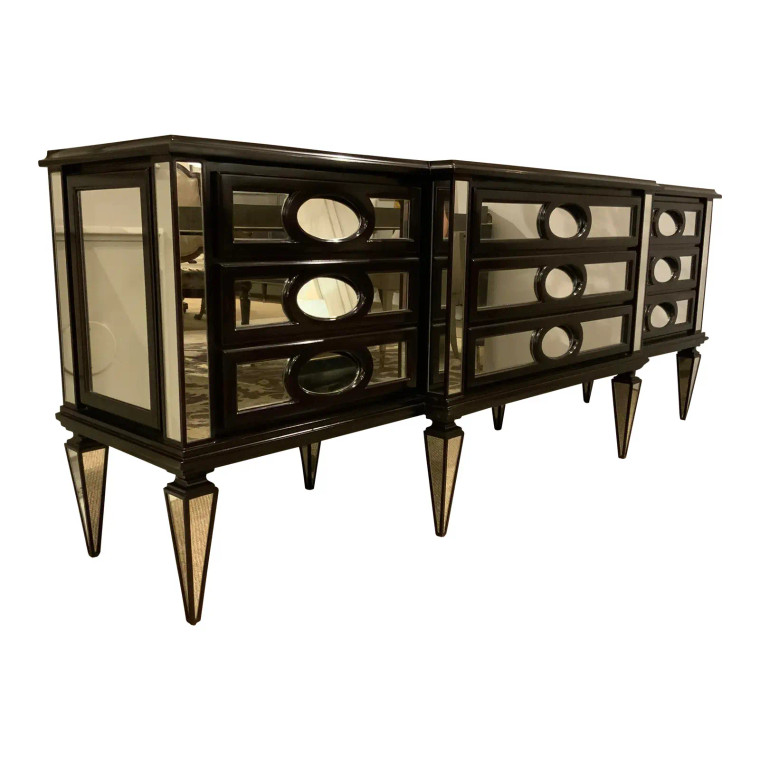 Christopher Guy Modern Mirrored Sideboard
