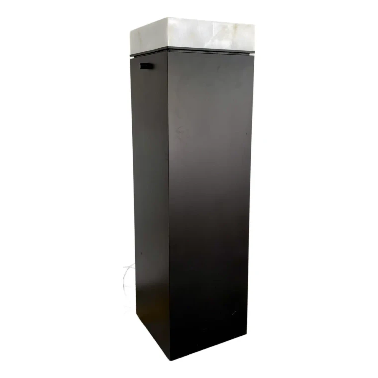 Revelation Modern Alabaster Light Up Enlightened Pedestal/Floor Lamp
