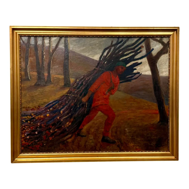 Antique “Bundle of Branches” Signed Painting