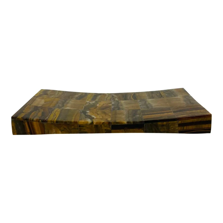 Made Goods Modern Tiger’s Stone Eye Weston Tray