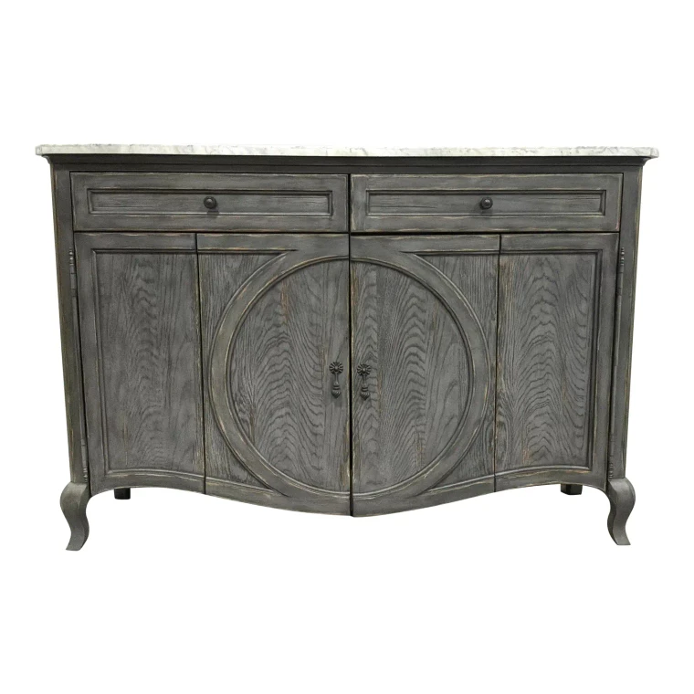 Hooker Furniture Gray Distressed Wood Melange Credenza