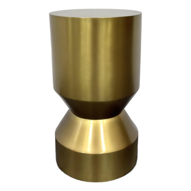 Baker Modern Satin Brass Mae Spot Table