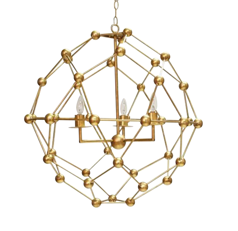 Contemporary Worlds Away Orbit Chandelier