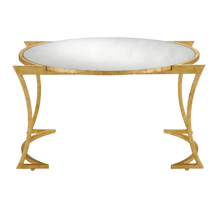 Contemporary Currey & Co. Lenox Cocktail Table 14th Street Modern