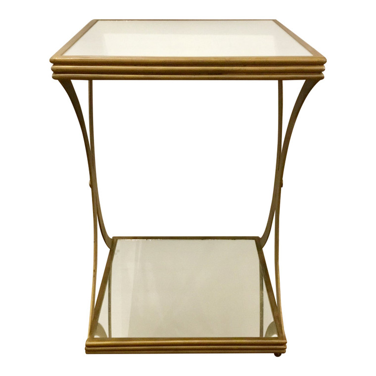 Gabby Modern "Felica" Brass Side Table