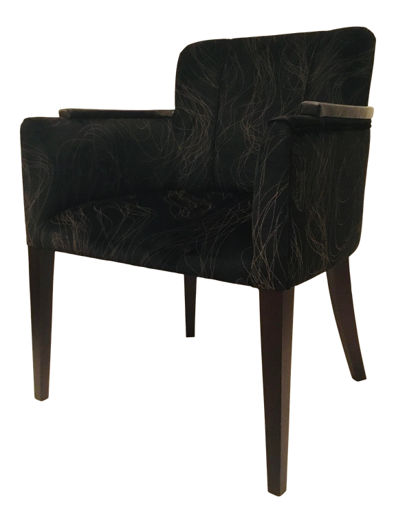 Caracole Signature Modern Black Abstract the Lofty Desk Chair