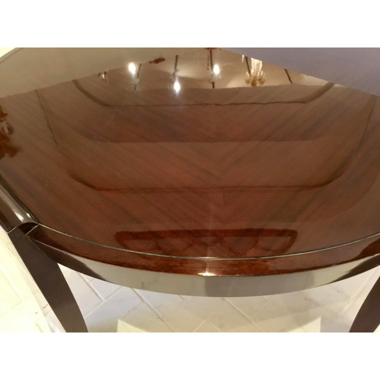 Thomas Pheasant for Baker Modern Mahogany Finished Wood Center Table