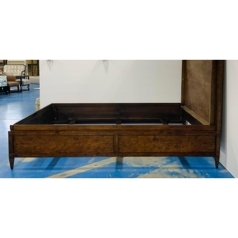 Baker Milling Road Modern Walnut Finished Delphine Queen Bedframe