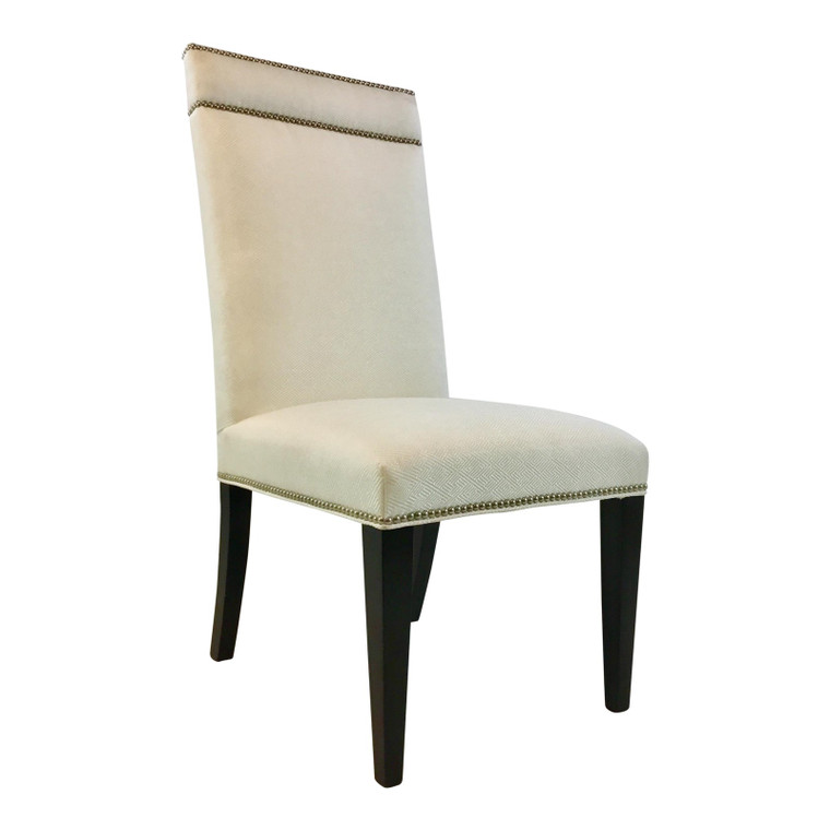 Hickory White Transitional Black and White Side Chair 901-62