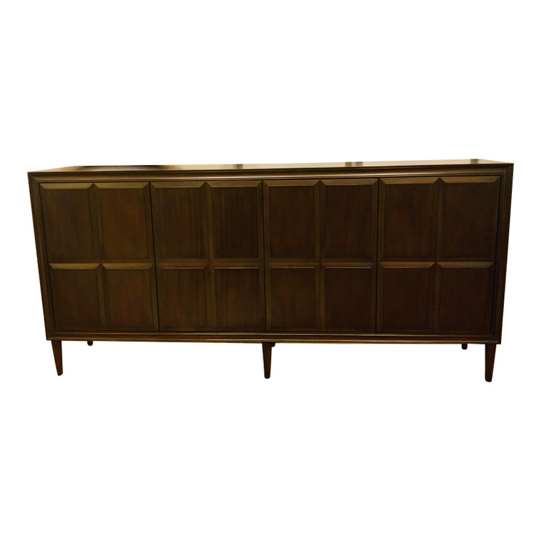 Curry & Co. Modern Mahogany Finished Wood Counterpoint Credenza